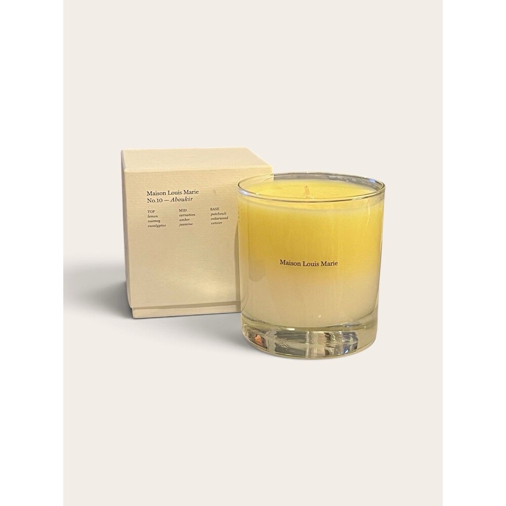 Maison Louis Marie No.10 Aboukir Scented Hand Poured Candle 8.5 oz Soy NIB